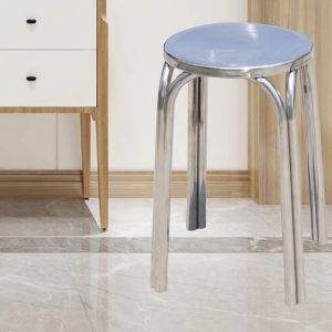 The United States wants to reduce tariffs on stainless steel dining stools imported from China! Chinese household stainless steel stool – countertop backless dining chair export!